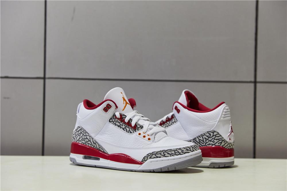 Pk God air jordan 3 retro Cardinal Red retail materials ready to ship